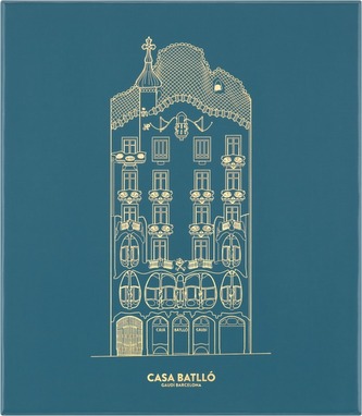 Moleskine Casa Batlló sada - linkovaný zápisník L a propisovací tužka Kaweco