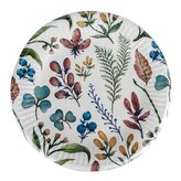 TALÍŘKY PAPÍROVÉ DEKOR BYLINKY 8KS, 20CM