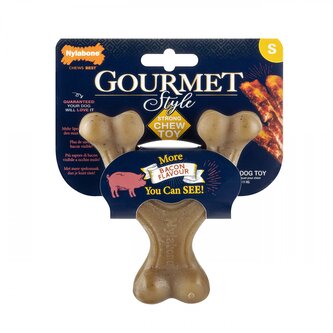 Nylabone hračka Gourmet Wishbone příchuť slanina S