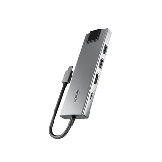 Spello USB-C Hub 9in1 - vesmírně šedá