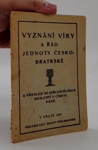 Vyznání víry a řád jednoty českobratrská