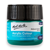 Mont Marte akrylová barva,100ml, ftalátová zelená (Phthalo Green)