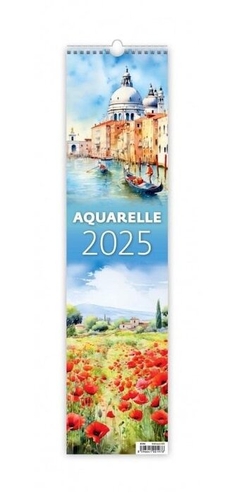 Aquarelle 2025 - nástěnný kalendář