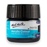 Mont Marte akrylová barva,100ml, tm. antracitová (Paynes Grey)