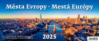 Kalendář stolní 2025 - Města Evropy / Mestá Európy