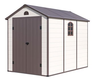 Zahradní domek G21 Boston 523 - 188 x 278 cm, plastový, béžový Zahradní domek G21 Boston 523 - 188 x 278 cm, plastový, béžový