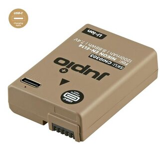 Baterie Jupio EN-EL14A *ULTRA C* 1200mAh s USB-C vstupem pro nabíjení Baterie Jupio EN-EL14A *ULTRA C* 1200mAh s USB-C vstupem pro nabíjení