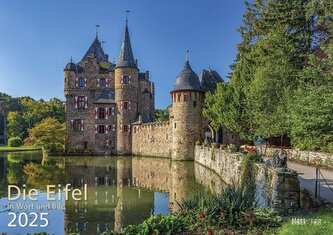 Die Eifel in Wort und Bild 2025 Bildkalender A4 quer, 28 Bilder auf 60 Seiten spiralgebunden