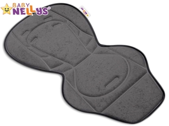 Vložka do kočárku Baby Nellys ® - grafit/šedá Vložka do kočárku Baby Nellys ® - grafit/šedá