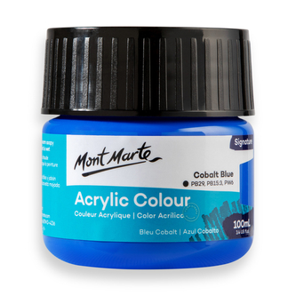 Mont Marte akrylová barva, 100ml, modrá kobaltová (Cobalt Blue) Mont Marte akrylová barva, 100ml, modrá kobaltová (Cobalt Blue)