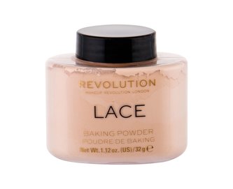 Revolution Minerální pudr Lace (Loose Baking Powder Lace) 32 g Minerální pudr Lace (Loose Baking Powder Lace) 32 g - Odstín Lace woman
