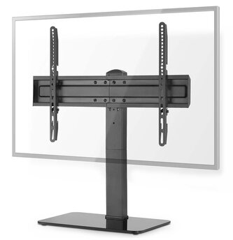 NEDIS stolní TV stojan/ 37 - 70 "/ nosnost 40 kg/ nastavitelné výšky/ fixní/ ocel/tvrzené sklo/ černý NEDIS stolní TV stojan/ 37 - 70 "/ nosnost 40 kg/ nastavitelné výšky/ fixní/ ocel/tvrzené sklo/ černý