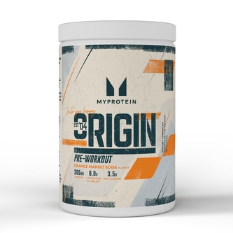 MyProtein Origin Pre-Workout 600 g orange mango (pomeranč-mango)