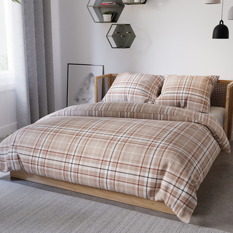 Bavlněné povlečení SAVANA 100% bavlna 1x 200x220 cm, 2x povlak 70x80 cm francouzské povlečení MyBestHome