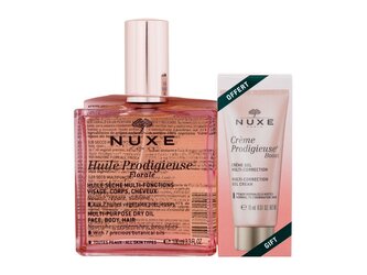 NUXE Huile Prodigieuse tělový olej Huile Prodigieuse Florale Multi-Purpose Dry Oil 100 ml + gelový krém Créme Prodigieuse Boost Multi-Correction Gel Cream 15 ml