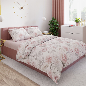 Bavlněné povlečení ROSARIO 100% bavlna 1x 200x220 cm, 2x povlak 70x80 cm francouzské povlečení MyBestHome