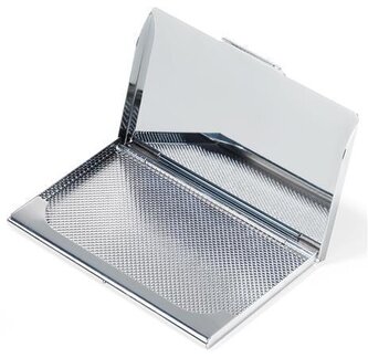 Vizitkář "Colourful leaves", kov, pro 11 kusů, TROIKA