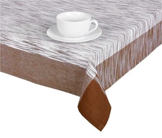 Forbyt, Ubrus bavlněný, Denim, hnědý 85 x 85 cm