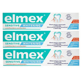 Elmex Bělicí zubní pasta pro citlivé zuby Sensitive Whitening 3 x 75 ml unisex