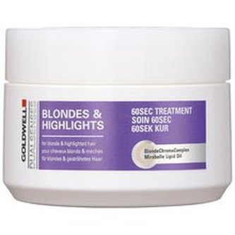 Goldwell Regenerační maska neutralizující žluté tóny vlasů Dualsenses Blondes & Highlights (60 Sec Treatment) Regenerační maska neutralizující žluté tóny vlasů Dualsenses Blondes & Highlights (60 Sec Treatment) - Objem 200 ml woman