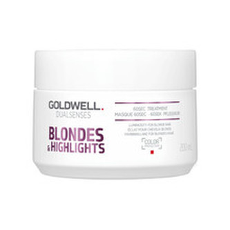 Goldwell Regenerační maska neutralizující žluté tóny vlasů Dualsenses Blondes & Highlights (60 Sec Treatment) Regenerační maska neutralizující žluté tóny vlasů Dualsenses Blondes & Highlights (60 Sec Treatment) - Objem 500 ml woman