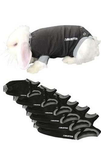 Obleček Body Suit Rabbits Černá 3XS-L BUSTER 6ks