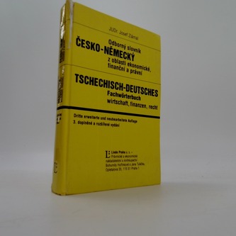 Odborný slovník česko-německý z oblasti ekonomické, finanční a p