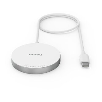 Hama bezdrátová nabíječka Qi MagCharge FC15, 15 W, MagSafe upevnění Hama bezdrátová nabíječka Qi MagCharge FC15, 15 W, MagSafe upevnění