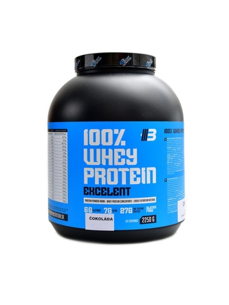 Body nutrition - Excelent 100% WPC whey protein 80 2250g - oříškový krém