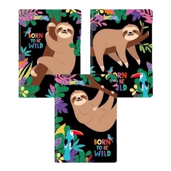 Colorino poznámkový sešit Wildkid A5 linkovaný 64 listů - mix 3 motivů (1 ks)