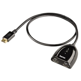 Hama HDMI přepínač 2x1, manuální, blistr