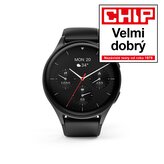 Hama 8900, smart hodinky, GPS, AMOLED 1,43“, funkce telefonování, Alexa, černé