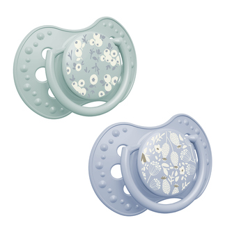 LOVI Dudlík silikonový dynamický BLOSSOM 3-6m 2 ks kluk