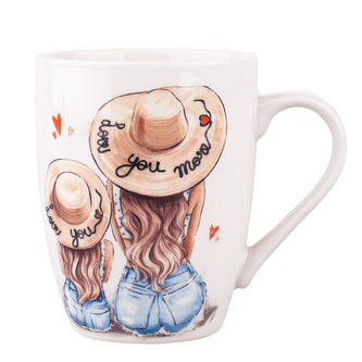 POHÁR BARYŁKA NBC 300ML S OZDOBOU MILUJI TĚ