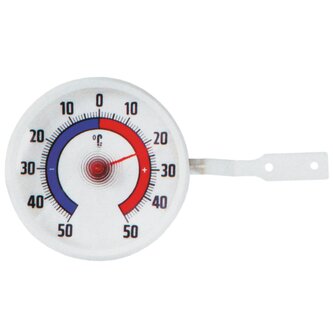 Teploměr 2103 - okenní KULATÝ (úchyt šroub)