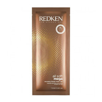 Redken Jednorázová maska na velmi suché vlasy All Soft Mega (Sheet Mask) 10 x 30 ml woman