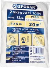Zakrývací fólie 4x5m HDPE- 12MY