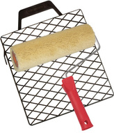 Souprava: Plyš žlutozelený 240mm, držadlo 6mm, mřížka