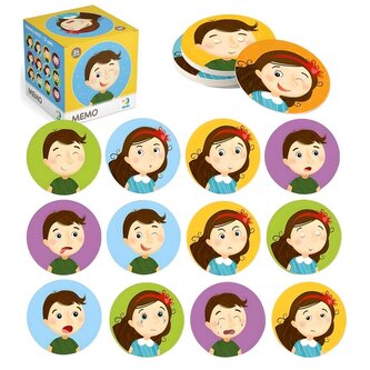Gra Emocje Mini Memo 24 elementy MIX Gra Emocje Mini Memo 24 elementy MIX