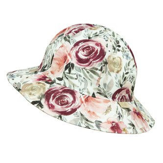 Dívčí klobouk mušelín Rose; Barva: bílá; Velikost: XL