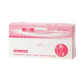 Nitrilové rukavice efficient, nepudrované, modré, balení 100 ks/box, vel. S