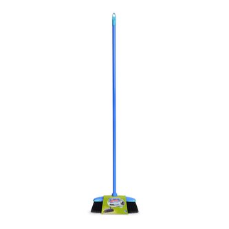 Spontex Duostar smeták s nárazníkem a 2 druhy štětin s tyčí