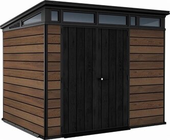 Zahradní domek Keter Signature 9x7 Walnut, s podlahou Zahradní domek Keter Signature 9x7 Walnut, s podlahou