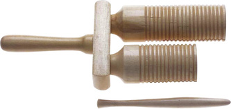 Stagg AGG-55, dřevěné dvoutónové Agogo