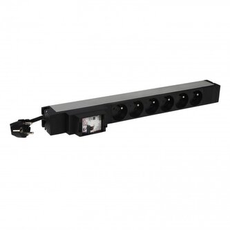 LEGRAND PDU Základní, 1U-19", výstup 6x 230V (CZ/FR), 1-fáze 16A, vstup CZ vidlice - kabel 3m, 16A proudový chánič LEGRAND PDU Základní, 1U-19", výstup 6x 230V (CZ/FR), 1-fáze 16A, vstup CZ vidlice - kabel 3m, 16A proudový chánič