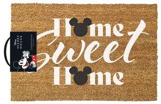 Rohožka Disney|Mickey Mouse: Domov Sladký Domov (60 x 40 cm) hnědá