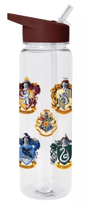 Plastová láhev na pití Harry Potter: Barevný znak Bradavic (objem 700 ml)