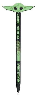 Plastová propiska Star Wars|Hvězdné války: TV seriál The Mandalorian Silnější, než si myslíte (délka 16 cm)