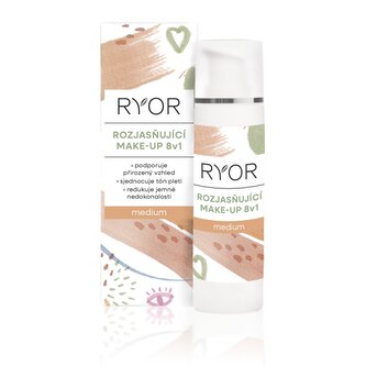 RYOR Rozjasňující make-up 8v1 30 ml Odstín Medium woman