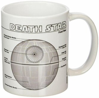 Keramický hrnek Star Wars|Hvězdné Války: Death Star Sketch (objem 315 ml)